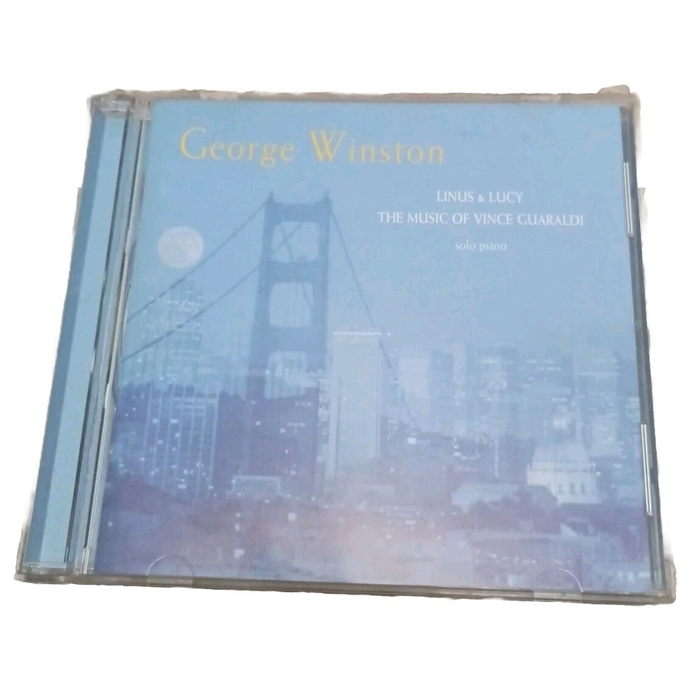 George Winston Linus & Lucy The Music Of Vince Guaraldi CD 1996 Piano New Age